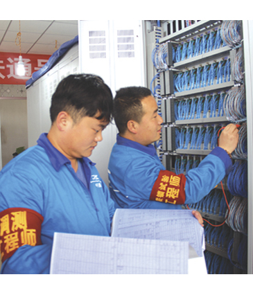 1194A-通号工程局天津分公司新闻稿图片——新建兰新铁路第二双线甘青段首站开始点对点试验图片