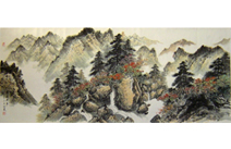 绘画作品——秦岭秋声