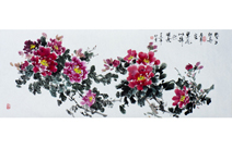 庆祝建国60周年职工绘画作品选登——迎国庆