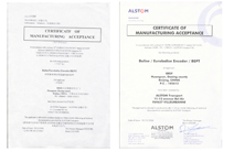 2006年获法国ALSTOM公司颁发的应答器/欧洲应答器/BEPT生产许可证(中、英文)