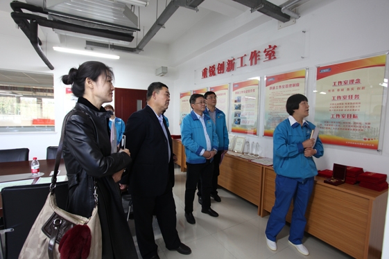 铁总检查组领导检查指导重锐创新工作室工作