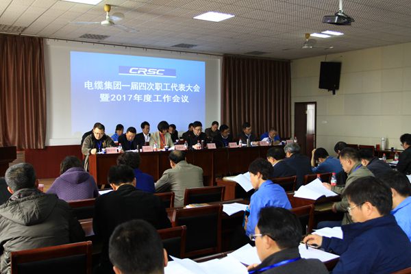 电缆集团圆满召开一届四次职工代表大会暨2017年工作会议