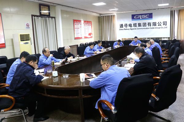 电缆集团党委专题学习习近平总书记在陕西榆林考察期间的重要讲话精神
