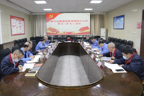 通号电缆集团党委专题学习习近平总书记关于疫情防控和安全生产的重要指示批示精神