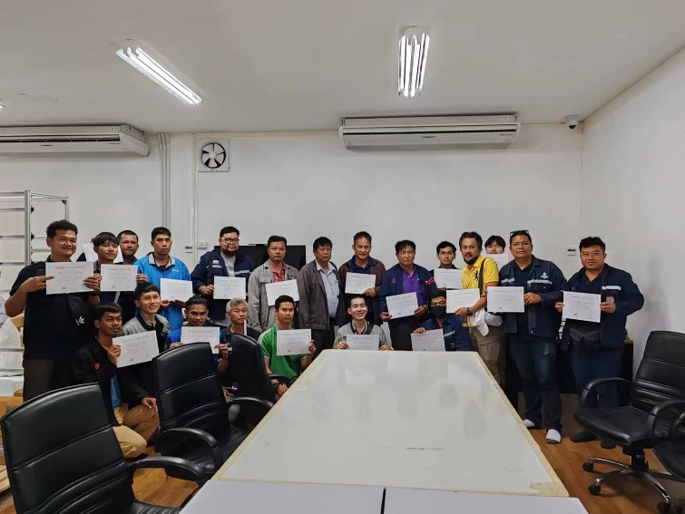 CRSC successfully completed the first phase of initial training for State Railway of Thailand (SRT)