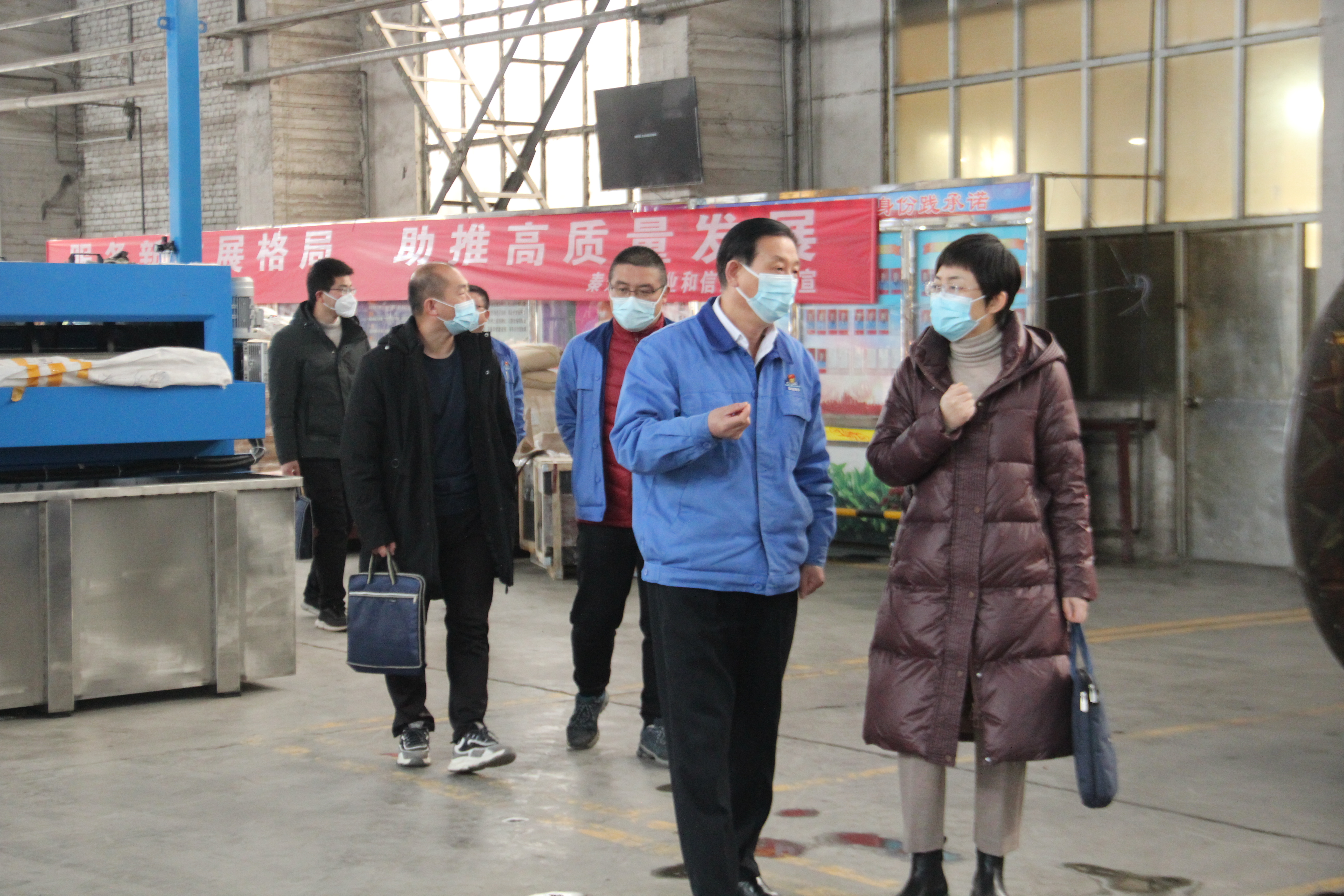 天水市工信局副局长汪亚伟到天缆公司调研