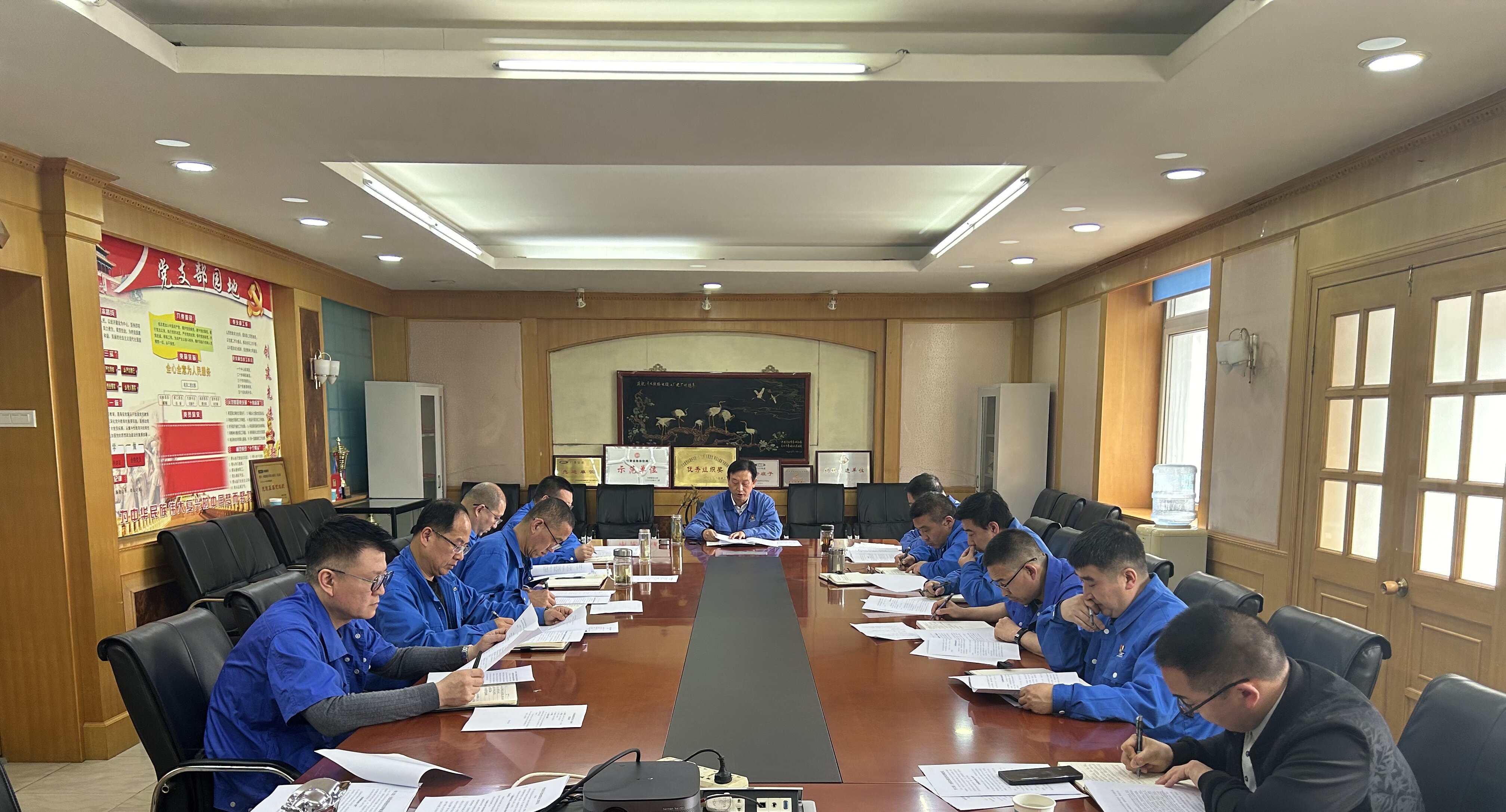天缆公司党委召开党纪学习教育工作部署会议
