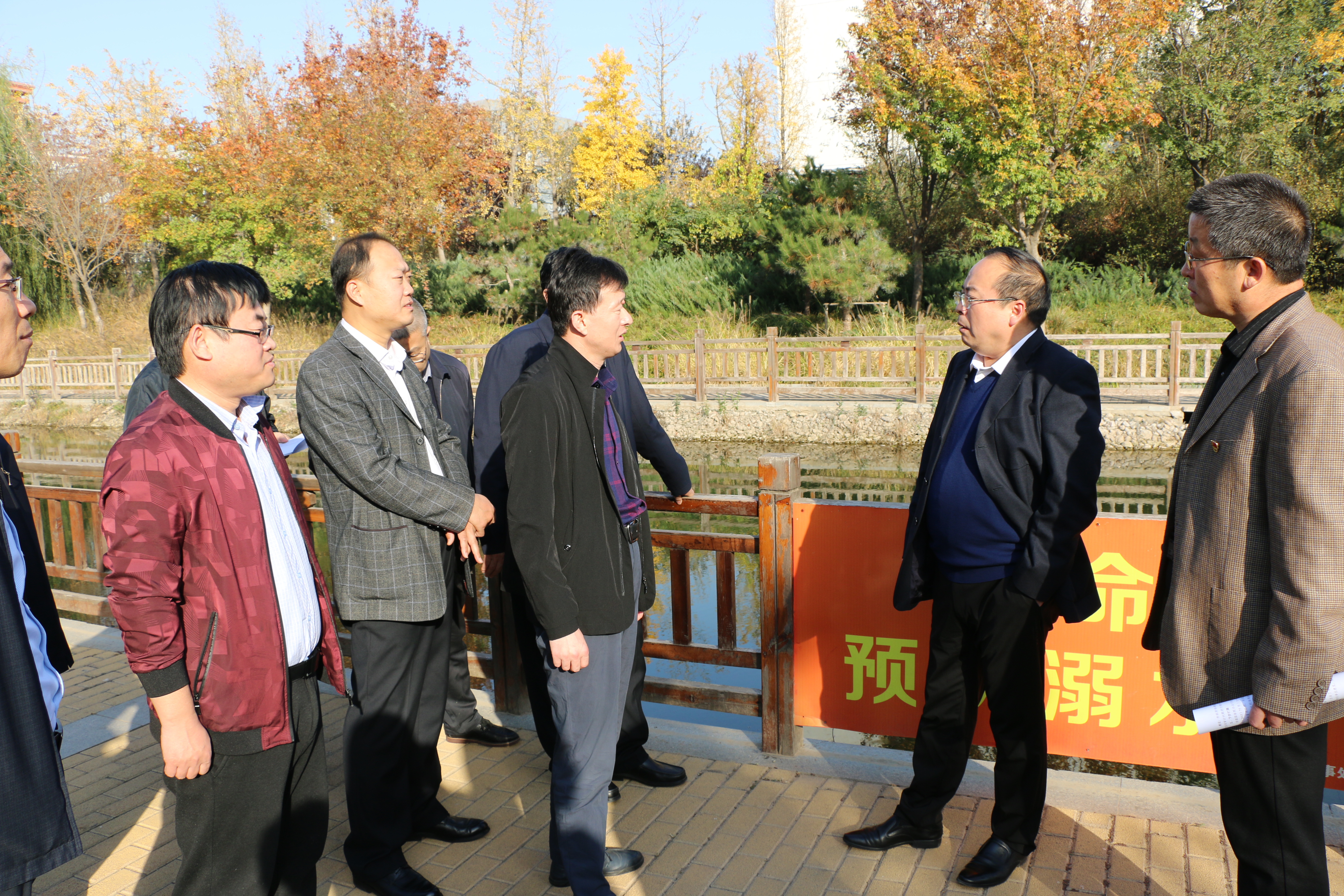 鹤壁市副市长调研海绵城市建设运行维护工作