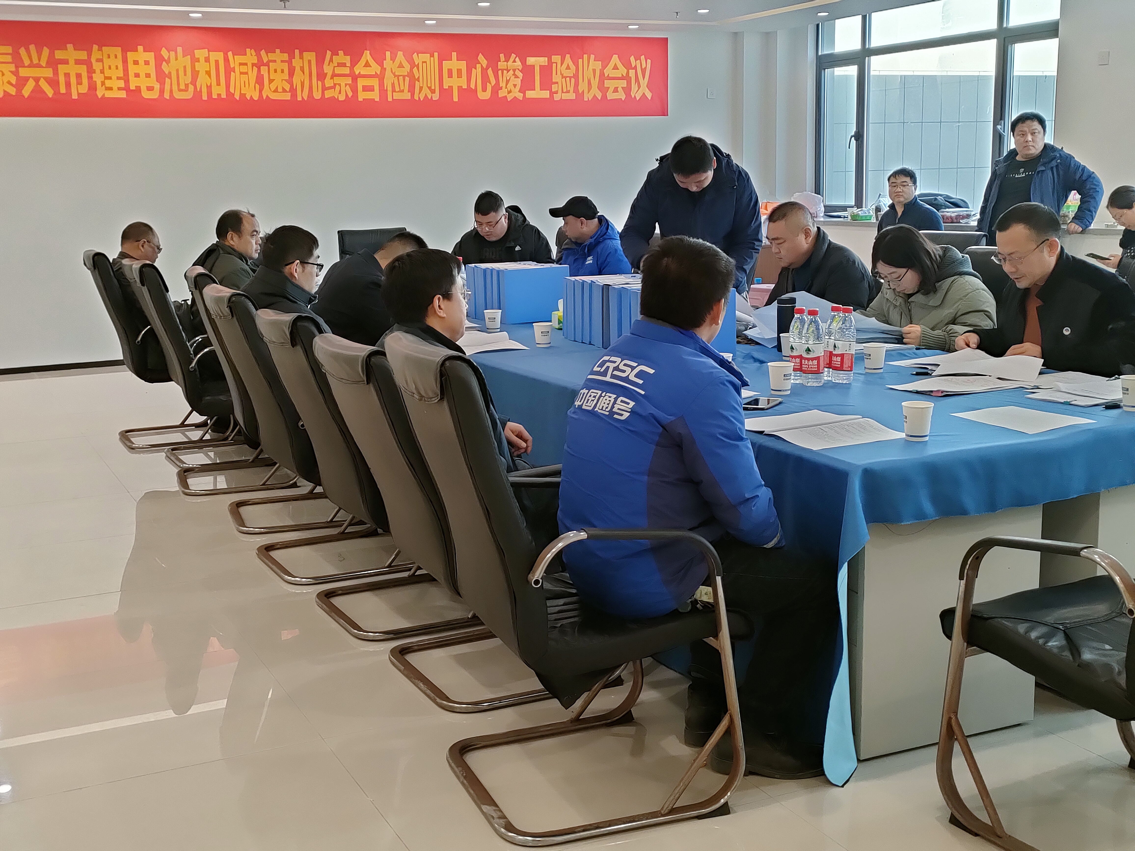 泰兴项目公司锂电池和减速机综合检测顺利通过竣工验收