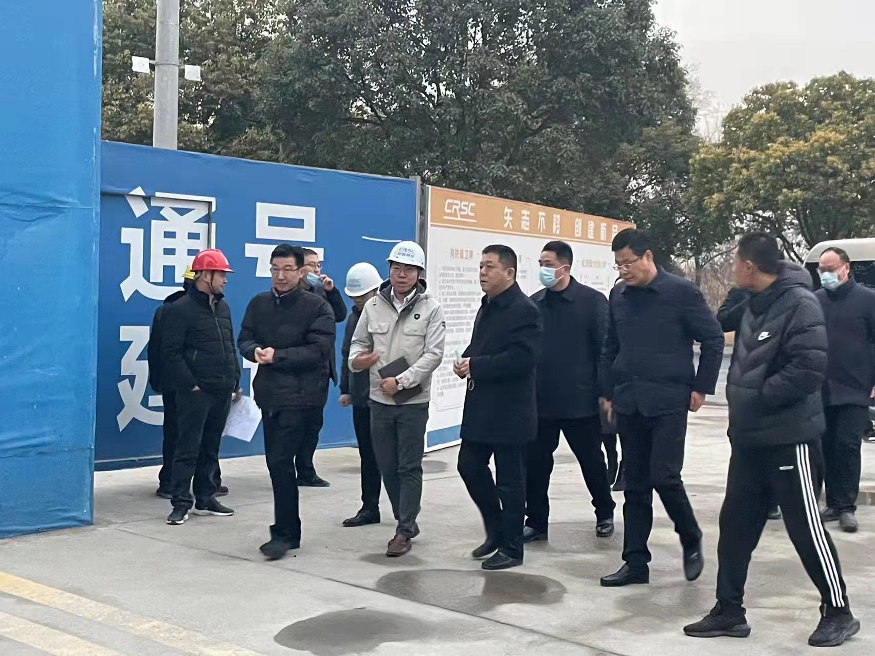 泰兴市领导督查泰兴智慧城市及周边配套设施建设PPP项目子项总部经济工作