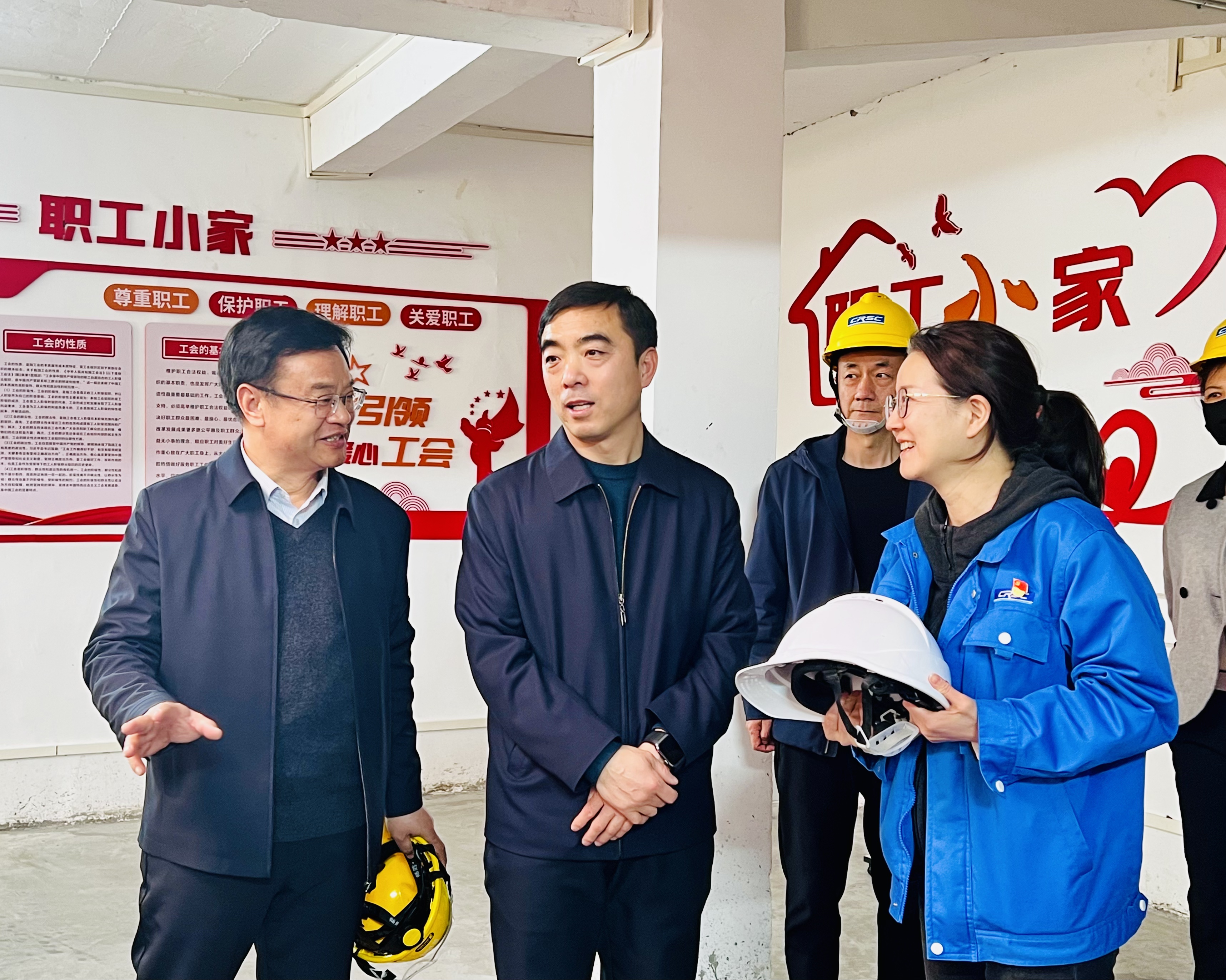 焦作市总工会领导一行莅临焦缆公司调研