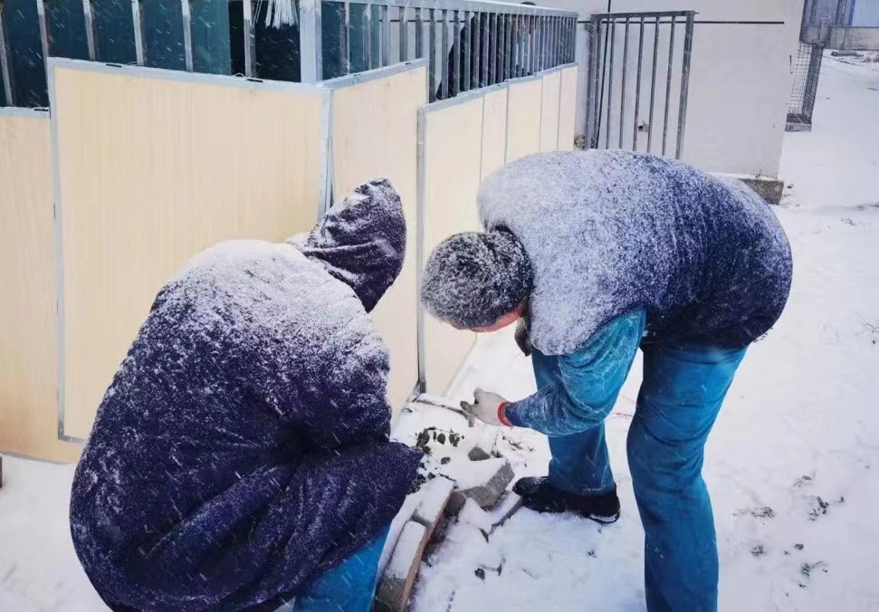 立足岗位作贡献丨战严寒、保进度，津信人坚守岗位一线